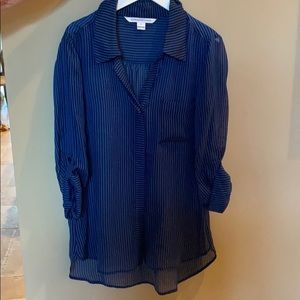 Diane von Furstenberg Sheer Blouse
